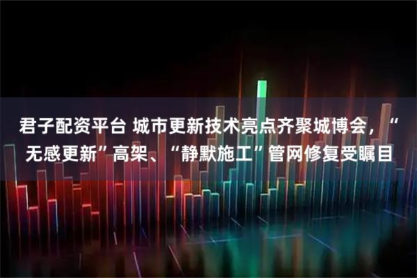 君子配资平台 城市更新技术亮点齐聚城博会,“无感更新”高架、“静默施工”管网修复受瞩目